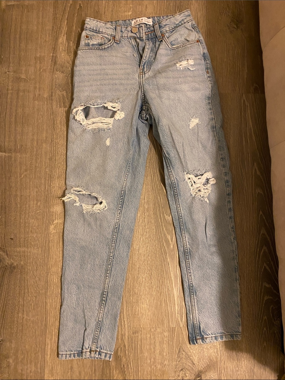 Primark Light Blue Distressed Women's Jeans